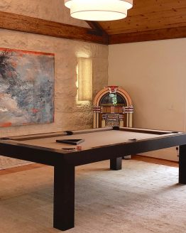 Modern Espresso Model 2 Ping Pong Conversion Pool Table