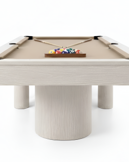 ONCORE CONTEMPORARY POOL TABLE  WHITE ASH