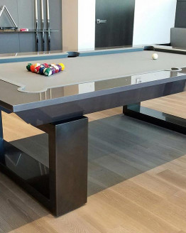 modern pool table custom pool tables contemporary tool tables Geneva Contemporary Steel Pool Table
