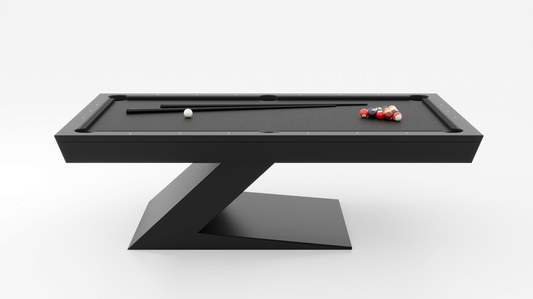 Black Onyx Contemporary Pool Table Modern Billiards Mfg (310) 9626981