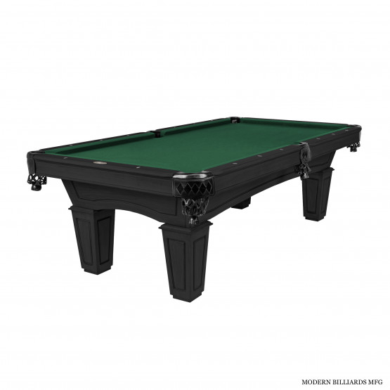modern pool table, custom pool tables, contemporary tool tables, Traditional Ash Black Pool Table