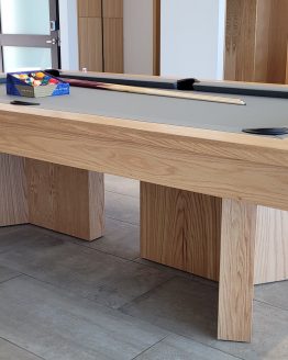 Contemporary Pool Tables Infinity Natural Red Oak