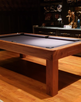 MODERN POOL TABLES WALNUT WOOD LACQUER
