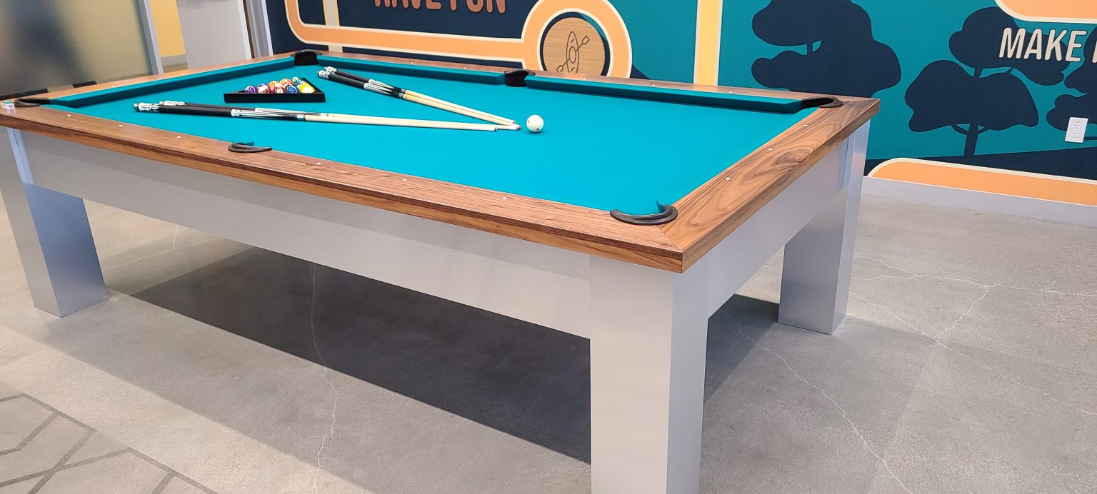MODEL PROMETHEUS STEEL BRUSH POOL TABLE