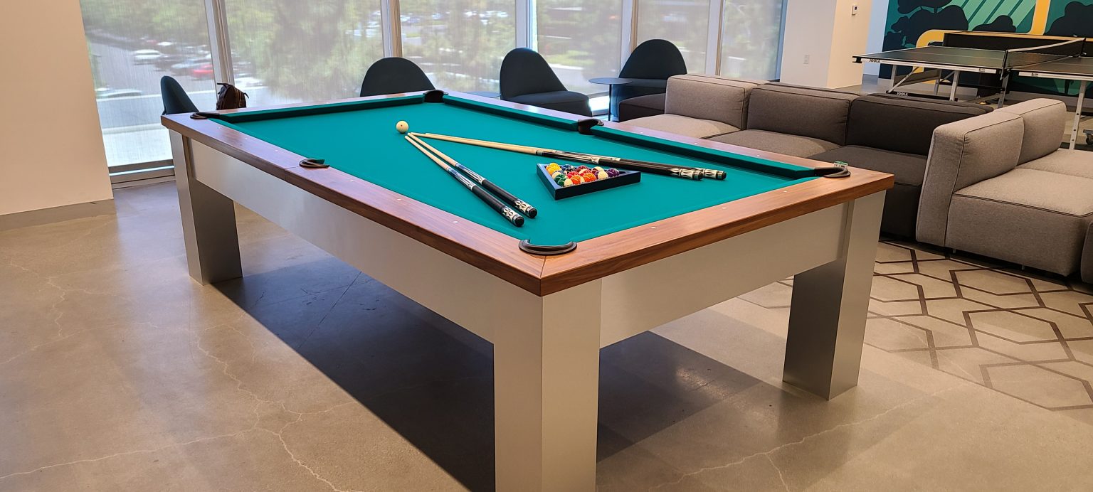 MODEL PROMETHEUS STEEL BRUSH POOL TABLE