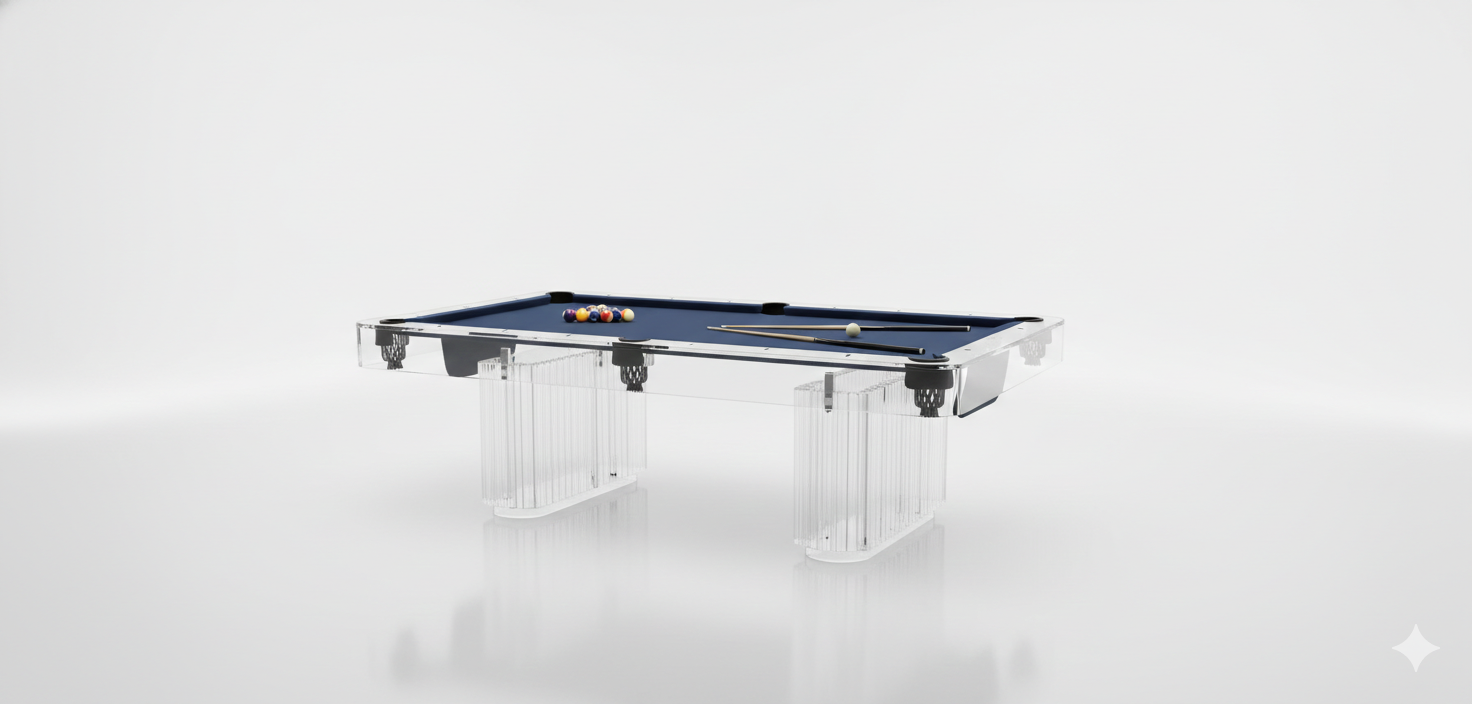 finnely 3 acrylic table